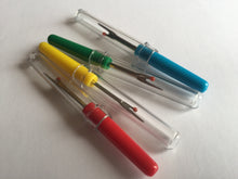 Load image into Gallery viewer, 2 4 6 Seam Rippers Stitch Unpicker Sewing Craft Tool Thread Cutter Button Hole Opener Blue Green Yellow Red