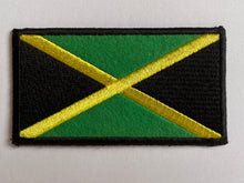 Load image into Gallery viewer, Jamaican Patch Badge 50mm x 90mm Wide Leather Jackets Coats Jeans Dresses Tops Babies Blazers Shirts Skirts Bags Caps Hats Sewing Art Craft