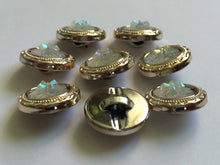 Load image into Gallery viewer, 1 Shine Diamante Shank Buttons 18mm Wide Dresses Tops Coats Babies Blazers Shirt Sewing Art Craft
