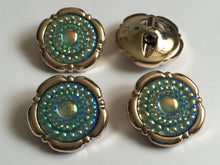 Load image into Gallery viewer, 1 Shine Diamante Shank Buttons 34mm Wide Dresses Tops Coats Babies Blazers Shirt Sewing Art Craft