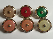 Load image into Gallery viewer, 1 Scalloped Shank Buttons 24mm Wide Dresses Tops Coats Babies Blazers Shirt Sewing Craft Different Colours