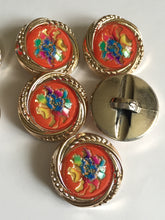 Load image into Gallery viewer, 1 Flower Shank Buttons 30mm Wide Dresses Tops Coats Babies Blazers Shirt Sewing Art Craft