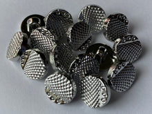 Load image into Gallery viewer, 10 Silver 3 Dots Shank Quality Buttons 13mm Wide Dresses Tops Coats Babies Blazers Shirt Sewing Craft