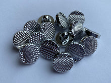 Load image into Gallery viewer, 10 Silver 3 Dots Shank Quality Buttons 13mm Wide Dresses Tops Coats Babies Blazers Shirt Sewing Craft