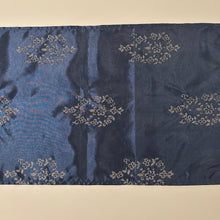 Load image into Gallery viewer, Blue Flower Table Runner Clothing 12” x 86”

