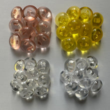 Load image into Gallery viewer, 10 Clear Domed Shank Quality Buttons 15mm 14mm 13mm Wide Dresses Tops Coats Babies Blazers Shirt Sewing Craft
