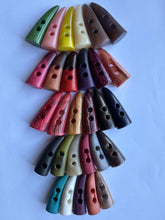 Load image into Gallery viewer, 1 Large Toggle 44mm - 59mm Wide Buttons Sewing Craft Cards Art Jacket
