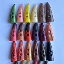 Load image into Gallery viewer, 1 Large Toggle 44mm - 59mm Wide Buttons Sewing Craft Cards Art Jacket

