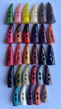 Load image into Gallery viewer, 1 Large Toggle 44mm - 59mm Wide Buttons Sewing Craft Cards Art Jacket

