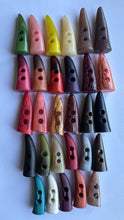 Load image into Gallery viewer, 1 Large Toggle 44mm - 59mm Wide Buttons Sewing Craft Cards Art Jacket

