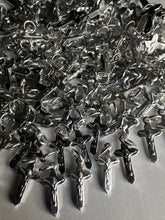 Load image into Gallery viewer, 10 20 SPIRITUAL SILVER CROSS Crucifix 20mm x 11mm Faith Delivery Protections Praying Prayer Fasting Crosses Christmas Naming Ceremony
