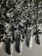 Load image into Gallery viewer, 10 20 SPIRITUAL SILVER CROSS Crucifix 20mm x 11mm Faith Delivery Protections Praying Prayer Fasting Crosses Christmas Naming Ceremony
