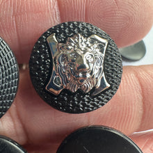Load image into Gallery viewer, 6 10 20 BIG CAT Silver Gold Black 18mm 21mm Wide Shank Buttons Jaguar Tiger Lion Cheetah Leopard Panther Puma Coats Blazers Jackets Suits

