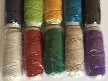 Load image into Gallery viewer, 10 REELS SMOCKING SHIRRING Gathering Elastic Assorted Colours Sewing Thread Spools Craft
