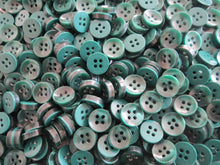Load image into Gallery viewer, 50 100 DARK GREEN Quality Buttons Shirt Sewing Craft 12mm Wide More Colours In The Shop

