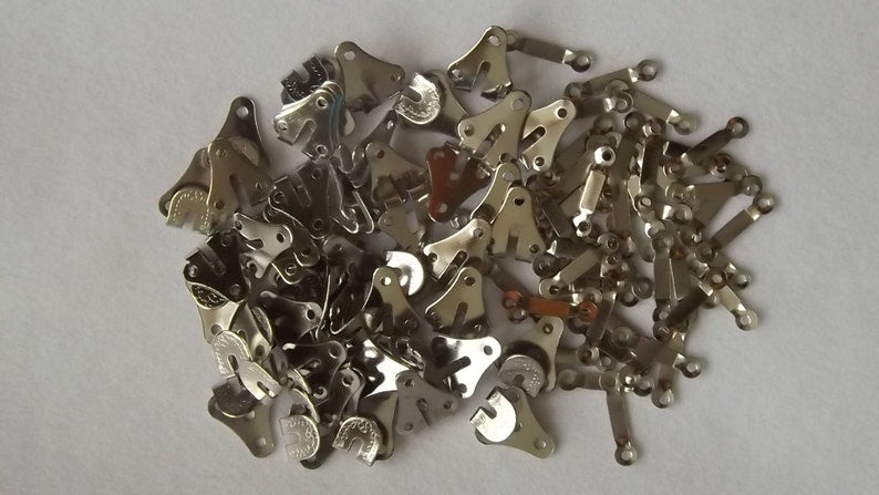 10 30 50 Hooks and Bars Trousers Skirts Fasteners Silver Colour