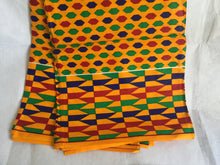 Load image into Gallery viewer, 1 yard Lovely Beautiful African Kente Ankara Quality 100% Cotton Fabric Sold By 1yard
