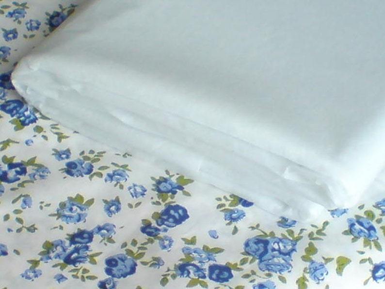 WHITE Interfacing LIGHT WEIGHT Iron-On Non Woven Interlining 1yd 2yds X 30