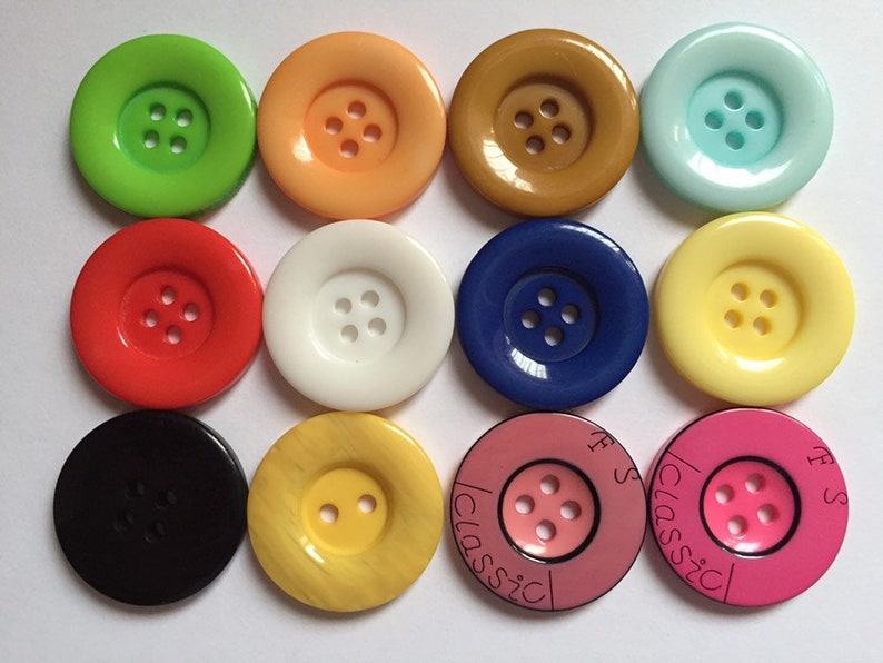 1 Quality Clown Buttons 26mm for Sewing Craft Jacket Shirt Skirt Trousers Coat Many Colours