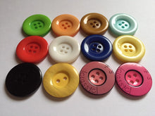 Load image into Gallery viewer, 1 Quality Clown Buttons 26mm for Sewing Craft Jacket Shirt Skirt Trousers Coat Many Colours
