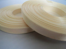 Load image into Gallery viewer, FULL ROLL Lovely Satin Ribbon 10mm Wide Single Faced 25 metres Tape Trim Assorted Colours
