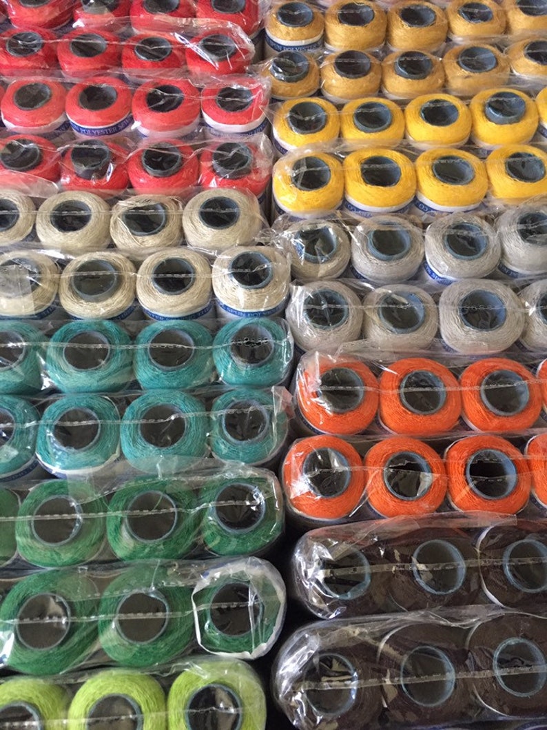 25 FULL Reels Quality 100% SPUN POLYESTER Sewing Thread Many Colours Machine Craft