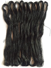 Load image into Gallery viewer, African Black Rubber Hair Thread Vinyl Tubes Braiding Threading Lengthening Stretching Out Afro Natural Hair Care Accessories Girls Ladies #

