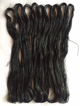 Load image into Gallery viewer, African Black Rubber Hair Thread Vinyl Tubes Braiding Threading Lengthening Stretching Out Afro Natural Hair Care Accessories Girls Ladies #
